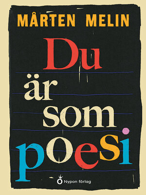 cover image of Du är som poesi